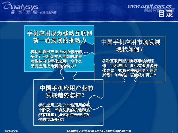 易观智库：手机应用研究-移动互联网推动力