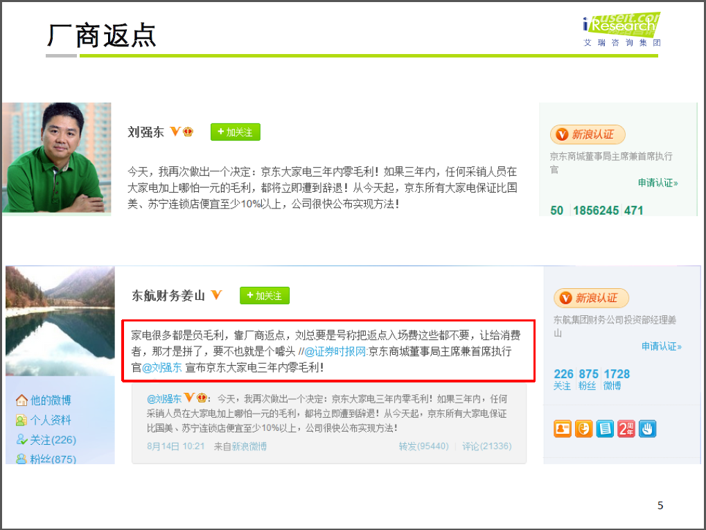 艾瑞咨询：京东商城与苏宁易购价格战