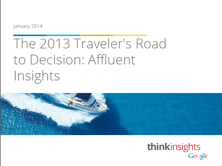 Google thinkinsights：2013旅行者的决策之路（英文版）