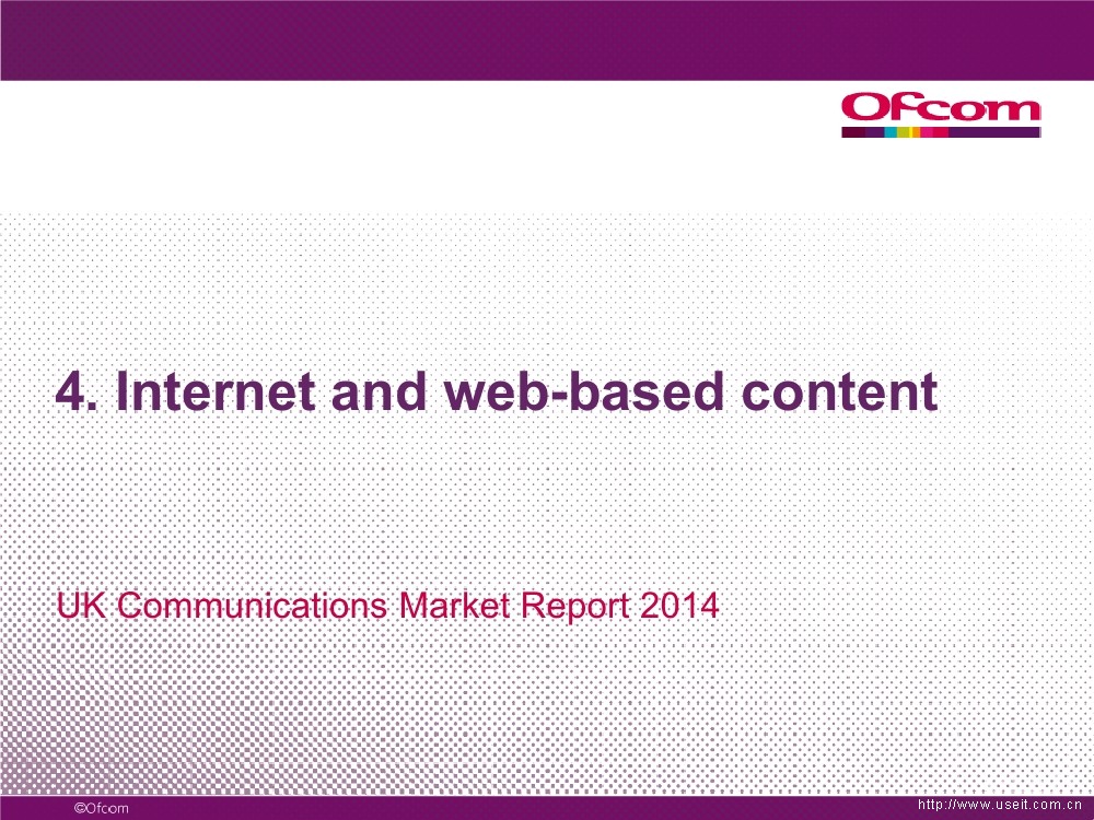 Ofcom：2014年英国互联网电视行业报告（英文版）
