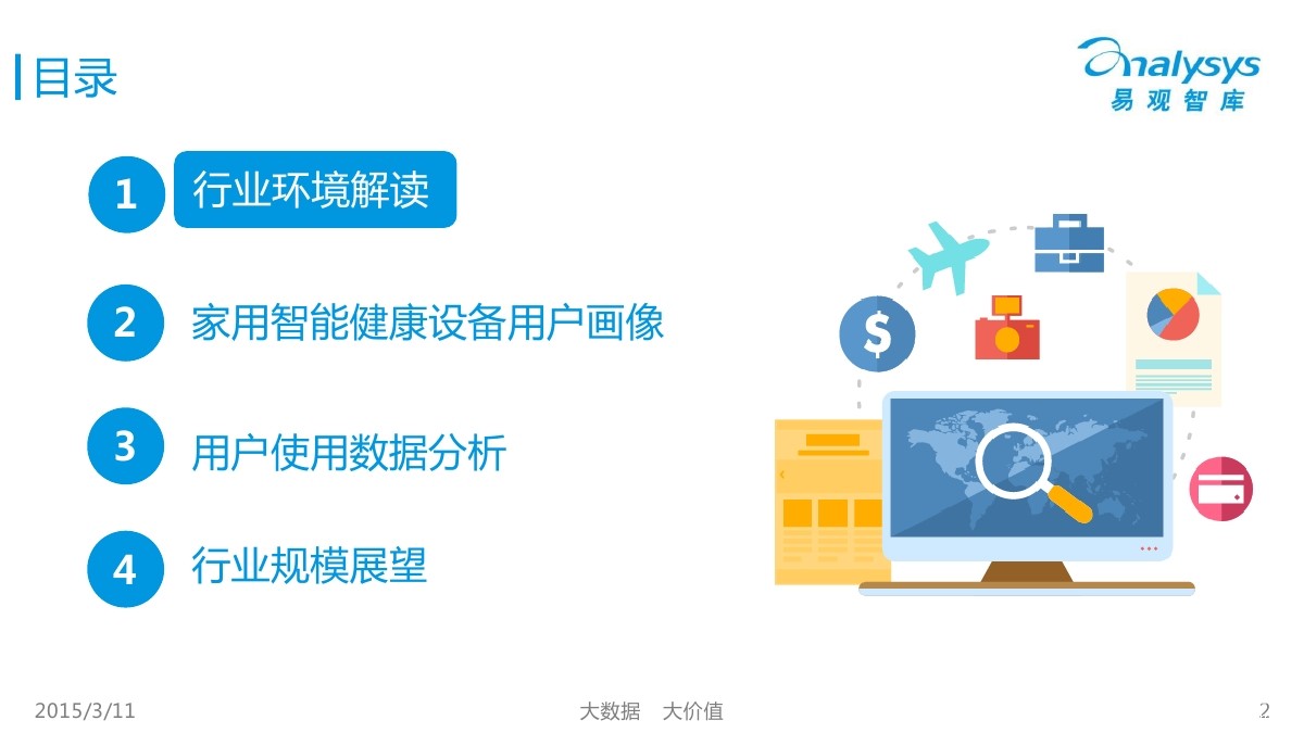 易观智库&有品：中国家用智能健康设备用户分析报告2015