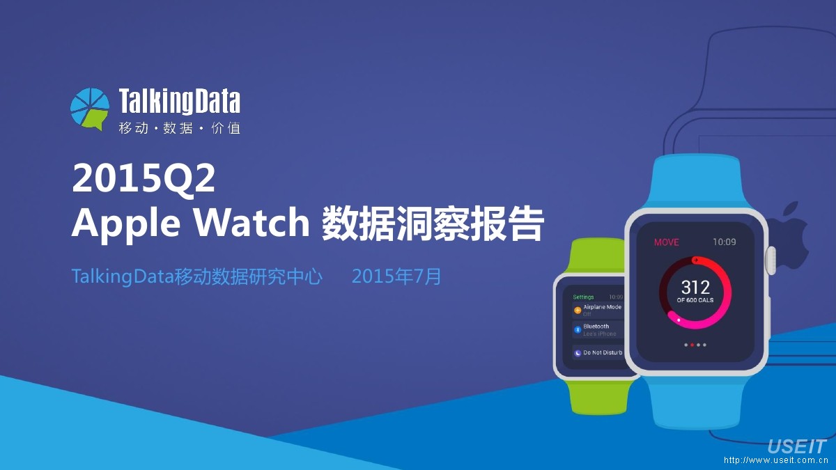 TalkingData：2015年Q2Apple Watch数据洞察报告