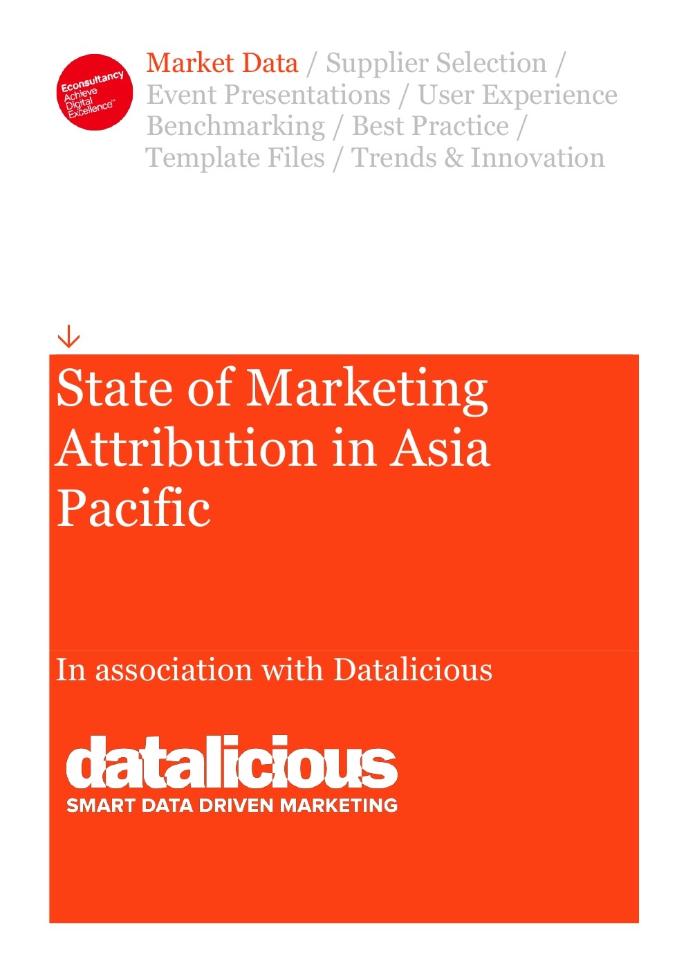 State of Marketing Attribution in Asia Pacific（英文版）