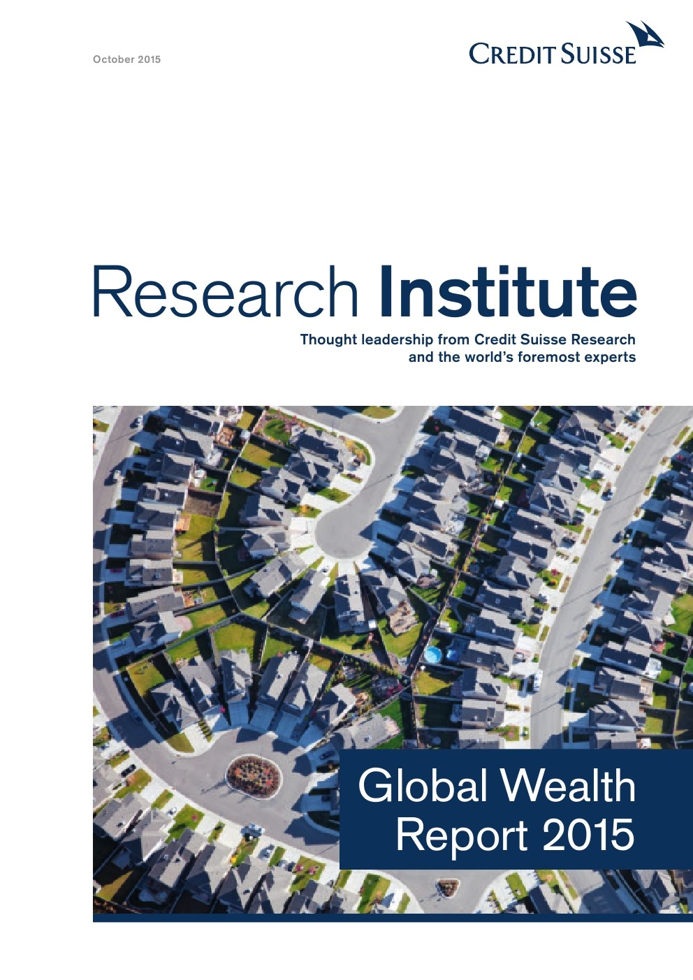 瑞士信贷：2015年全球财富报告（英文版）