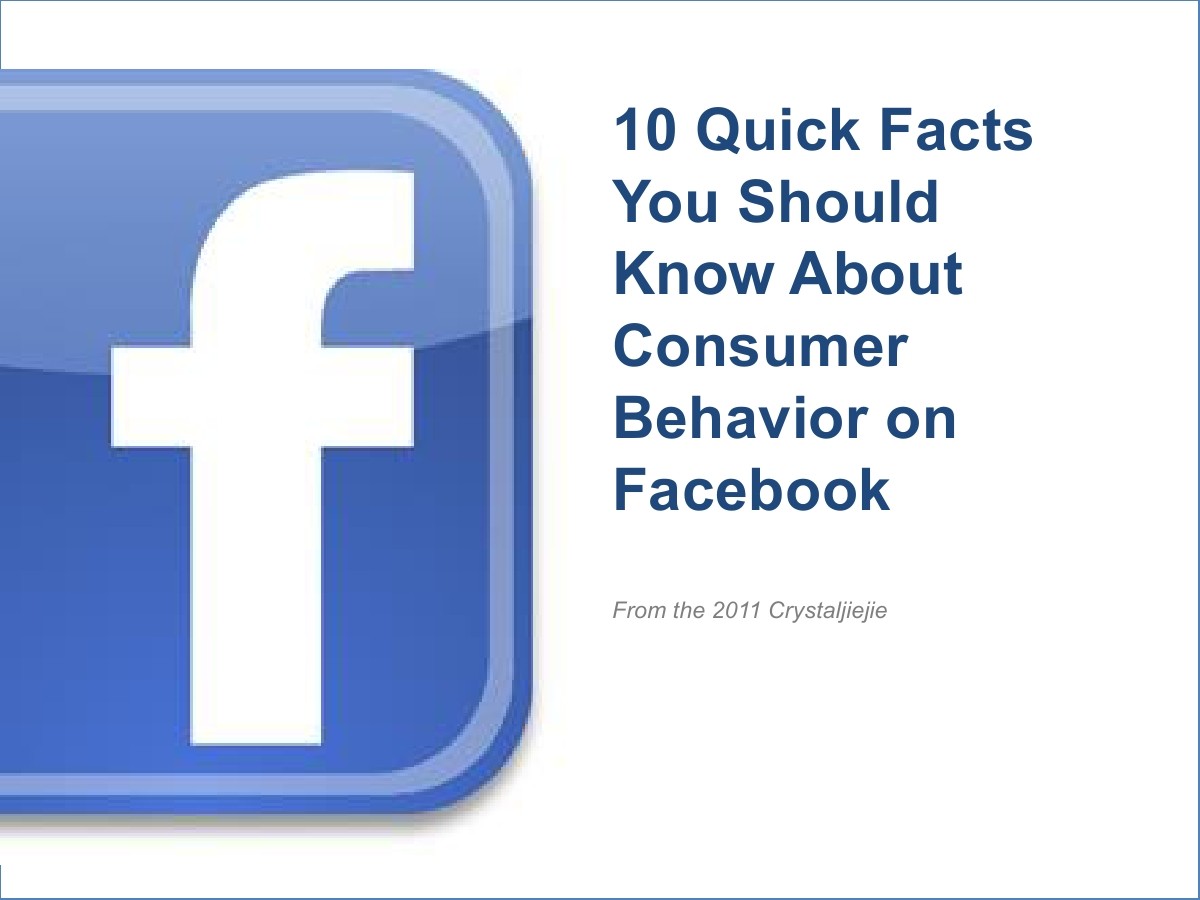 你应该知道的，Facebook10个用户行为（英文版）