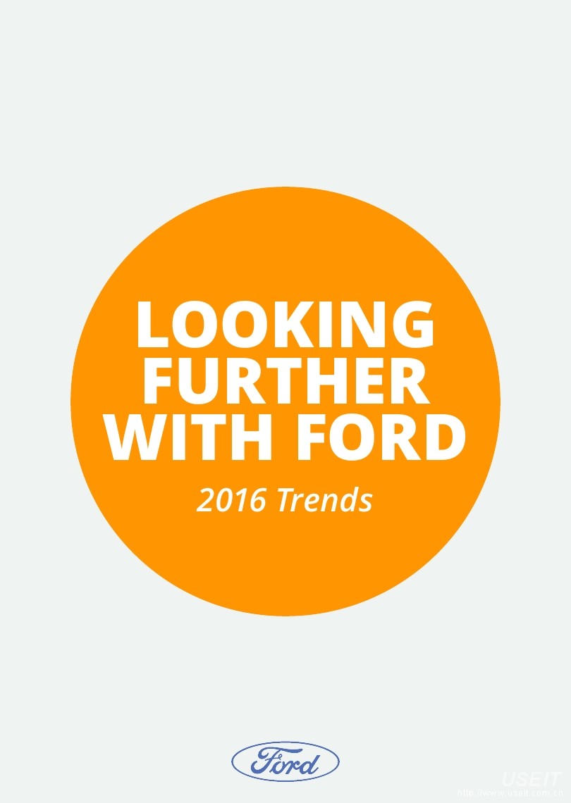 Ford Trends Book 2016 Interactive（英文版）