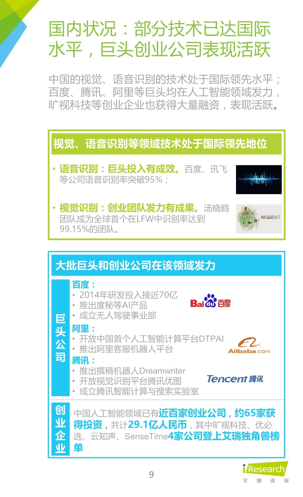 艾瑞咨询：2015年中国人工智能应用市场研究报告_第9页