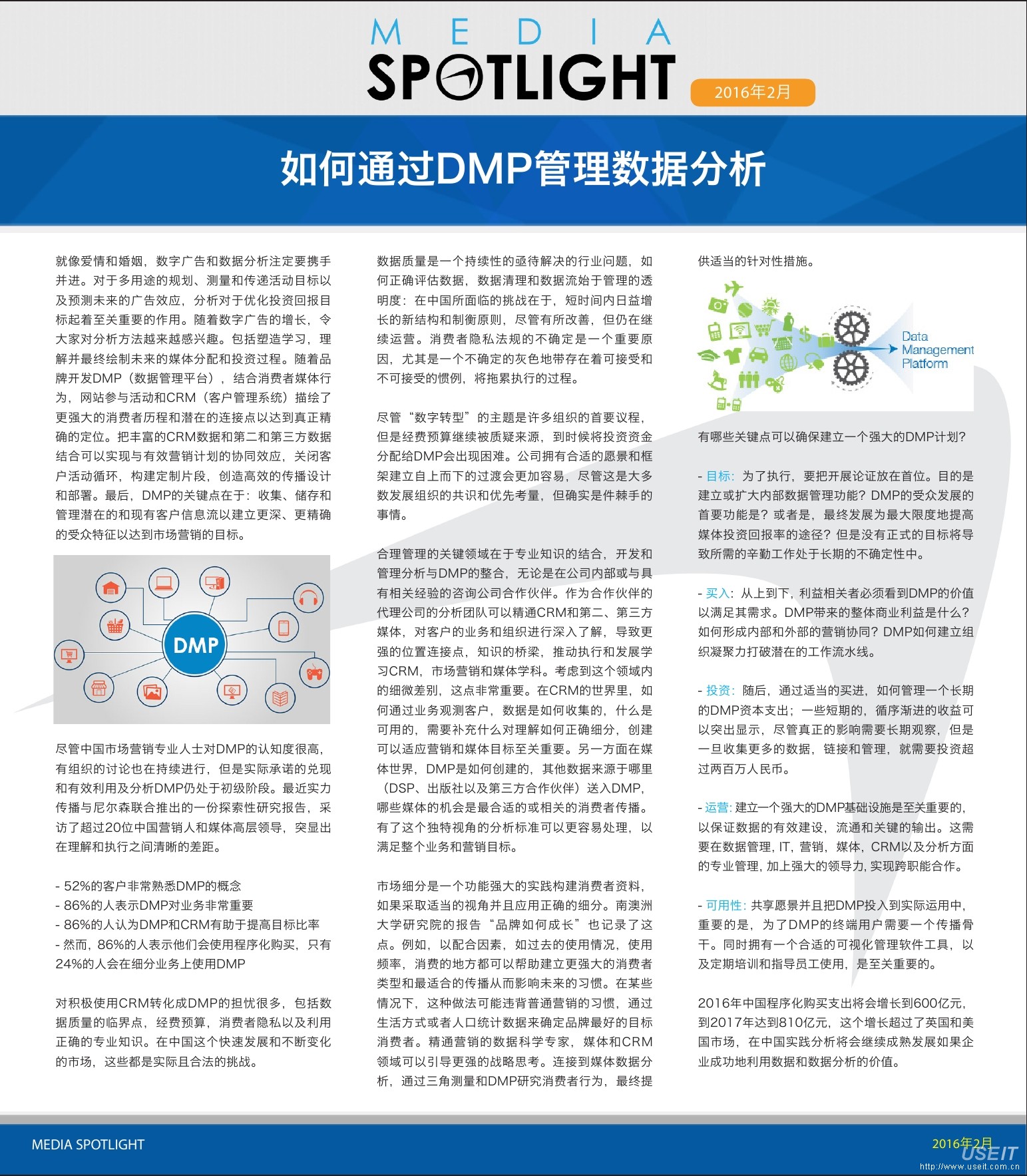 Spotlight Media：如何通过DMP管理数据分析