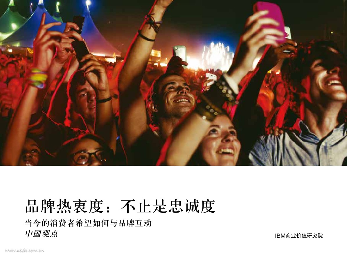IBM 商业价值研究院：品牌热衷度：不止是忠诚度 - 当今的消费者希望如何与品牌互动（中国观点）