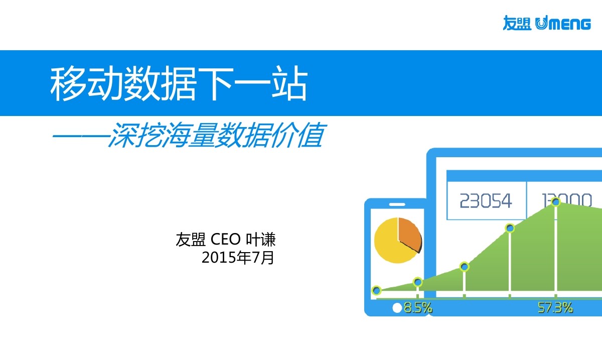 友盟 CEO 叶谦：移动数据下一站，深挖海量数据价值
