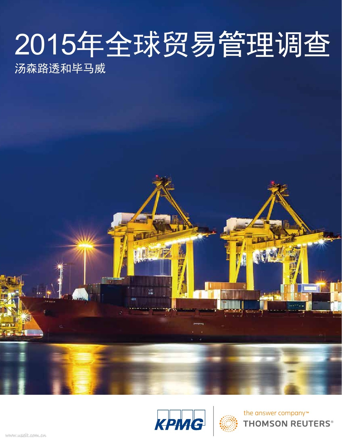 汤森路&毕马威：2015年全球贸易管理调查