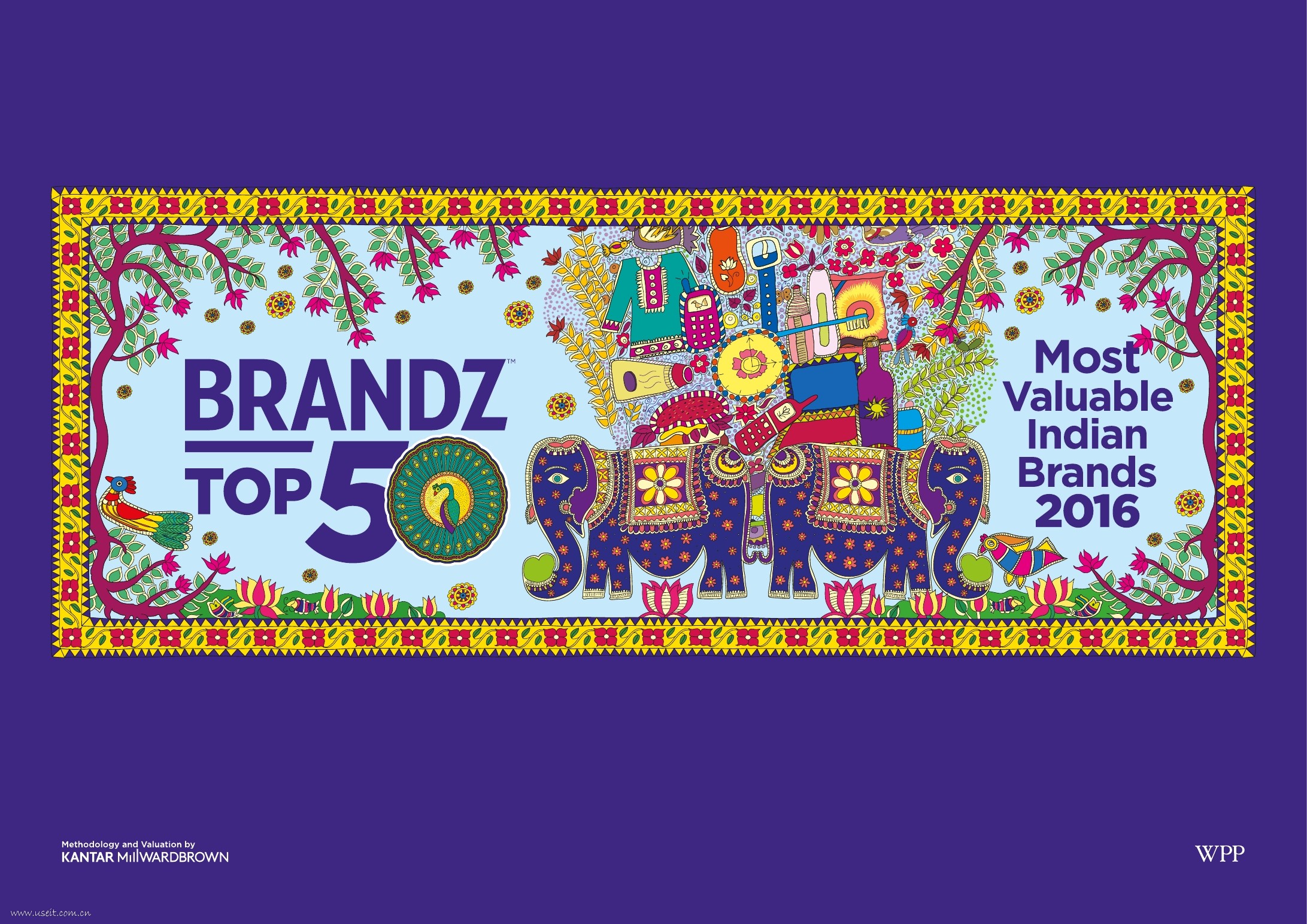 凯度BrandZ：2016最具价值印度品牌50强榜单（英文版）