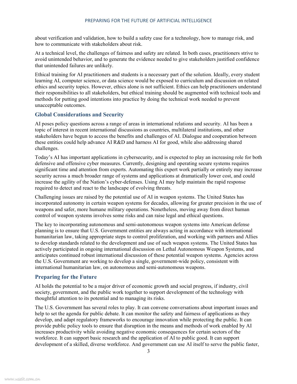 2016年白宫报告：为人工智能的未来做好准备（英文版）_第8页