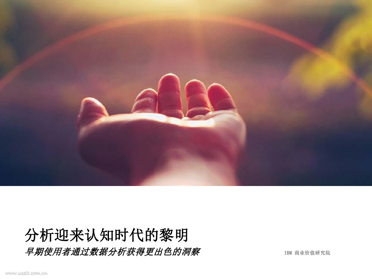 IBM 商业价值研究院：分析迎来认知时代的黎明——早期使用者通过数据分析获得更出色的洞察