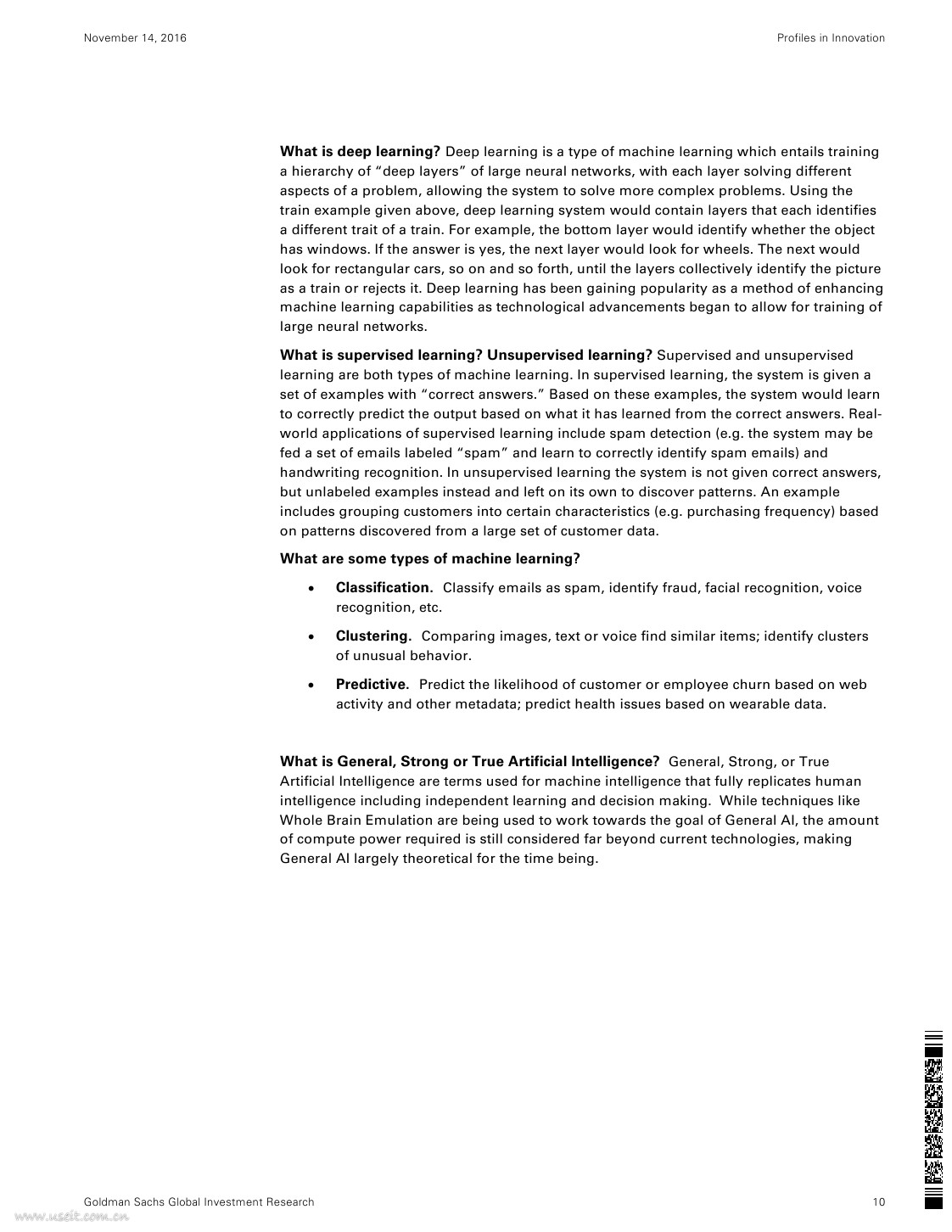 高盛：2016人工智能(AI)生态报告（英文版）_第9页