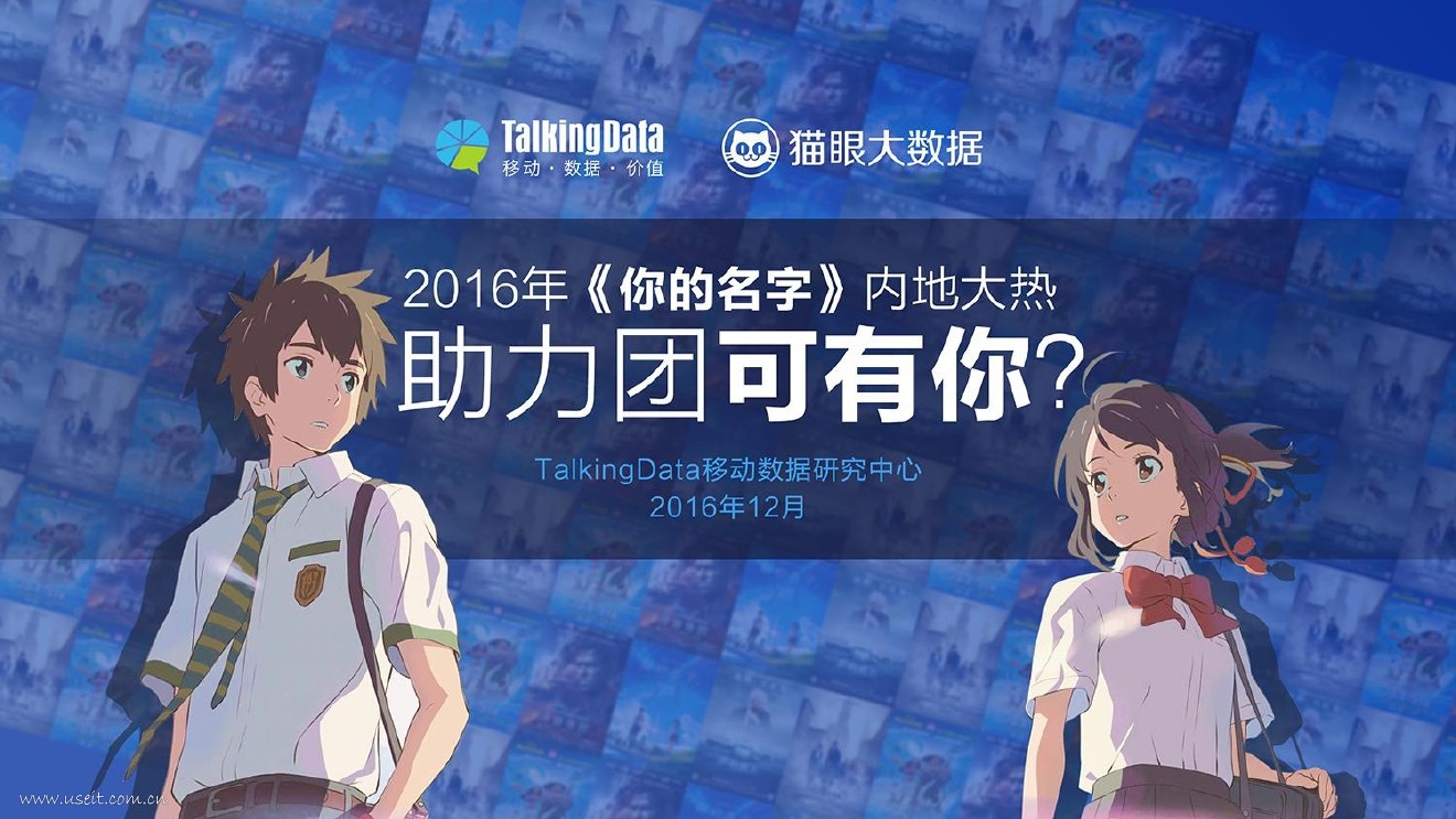 TalkingData&猫眼：2016年《你的名字》电影分析报告