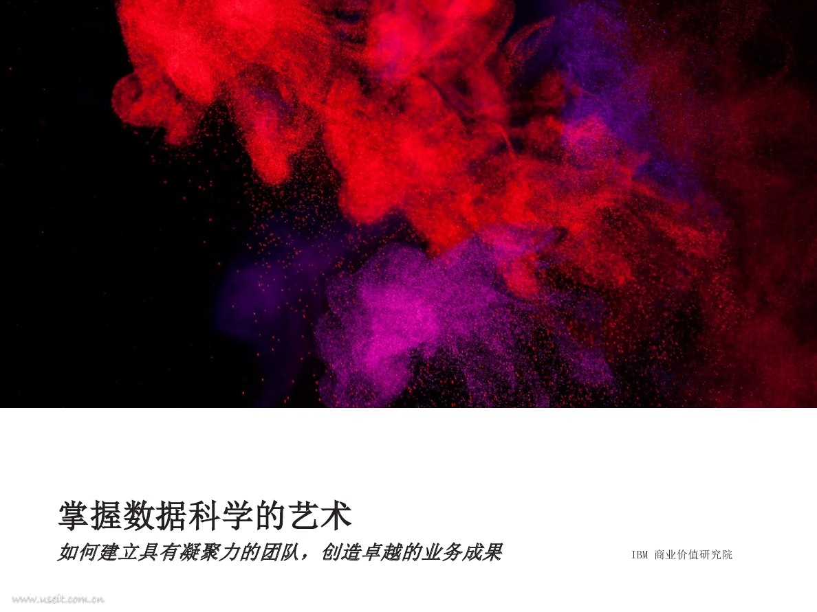 IBM 商业价值研究院：如何建立具有凝聚力的团队，创造卓越的业务成果