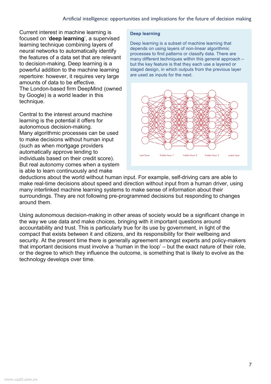 英国：人工智能，未来决策制定的机遇与影响（英文版）_第7页