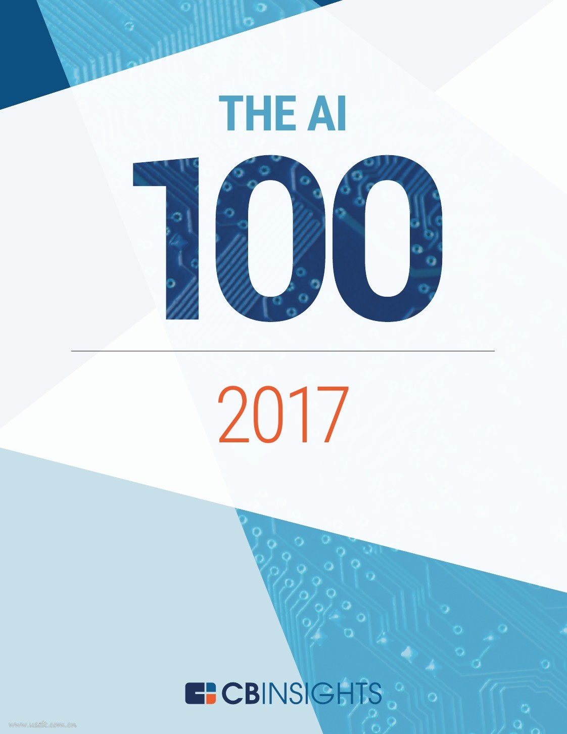 CB Insights：2017全球AI企业100强（英文版） 海报