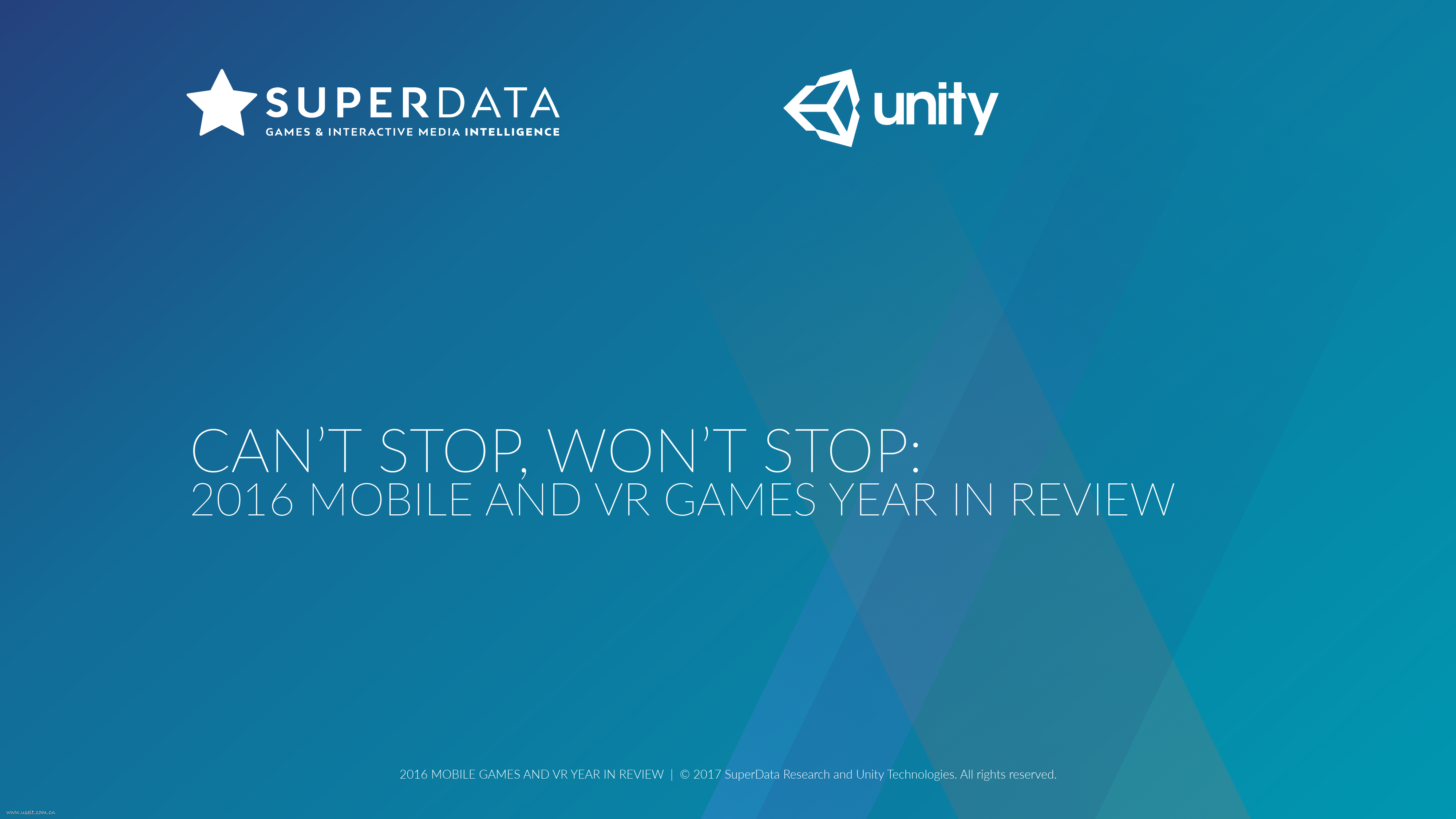 SuperData&Unity：2016年全球移动VR游戏回顾（英文版）