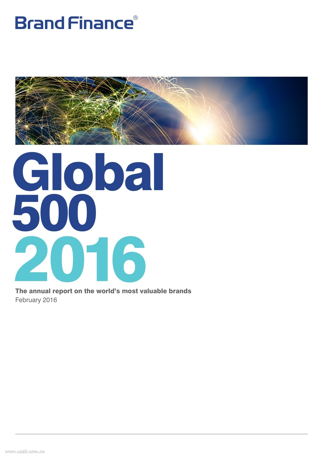 Brand Finance：2016全球500强报告（英文版）
