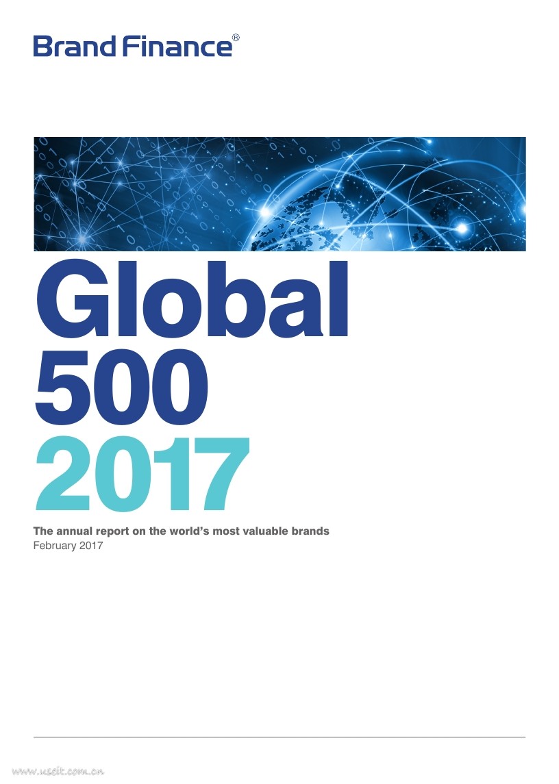 Brand Finance：2017年全球最具价值品牌500强（英文版）