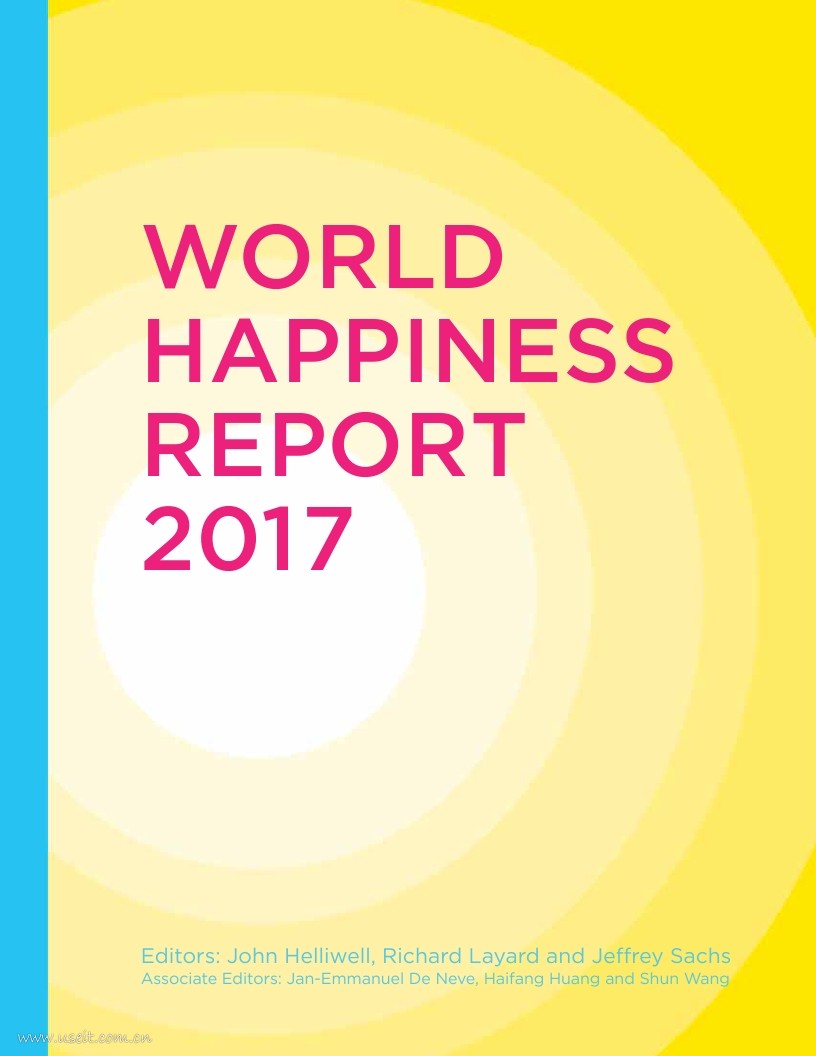 联合国：2017年世界幸福指数报告（英文版）