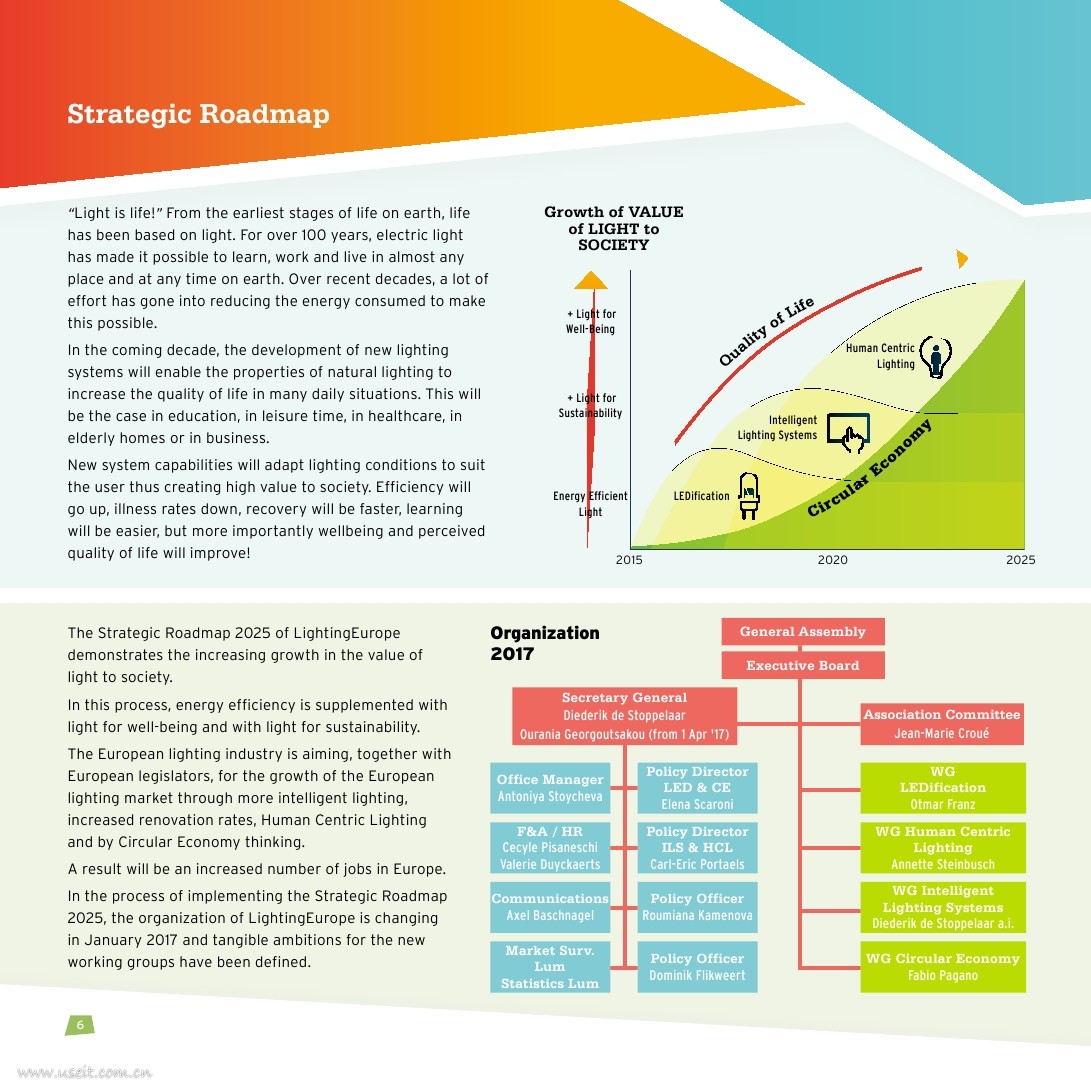 欧洲照明协会：2025年战略路线图（The Strategic Roadmap）（英文版）_第6页