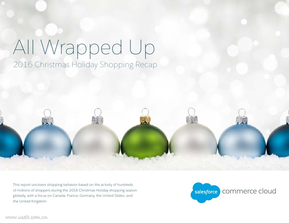 Salesforce：2016年圣诞/假日购物总结（英文版）