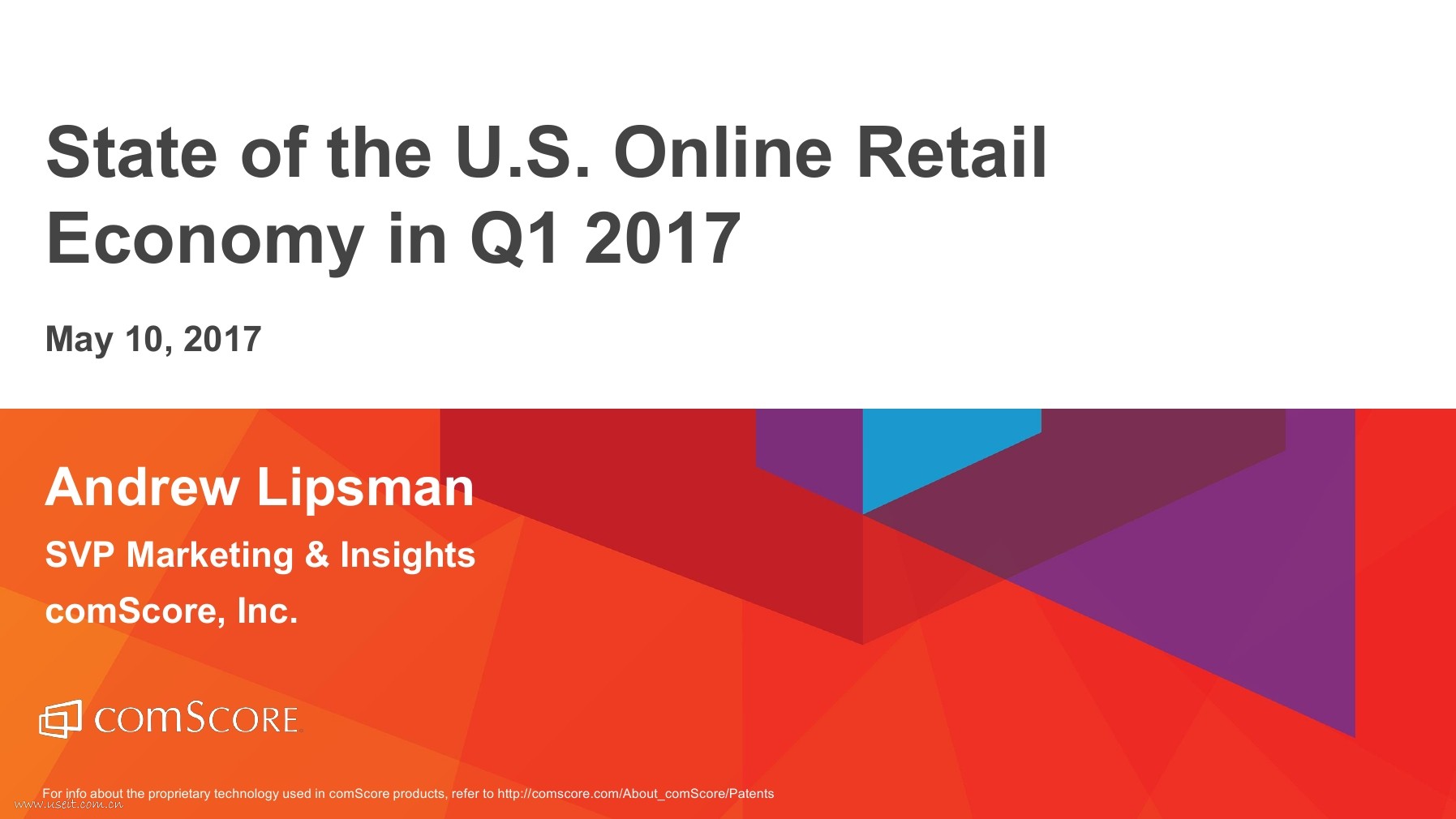 comScore：2017年第一季度美国网络零售业报告（英文版）