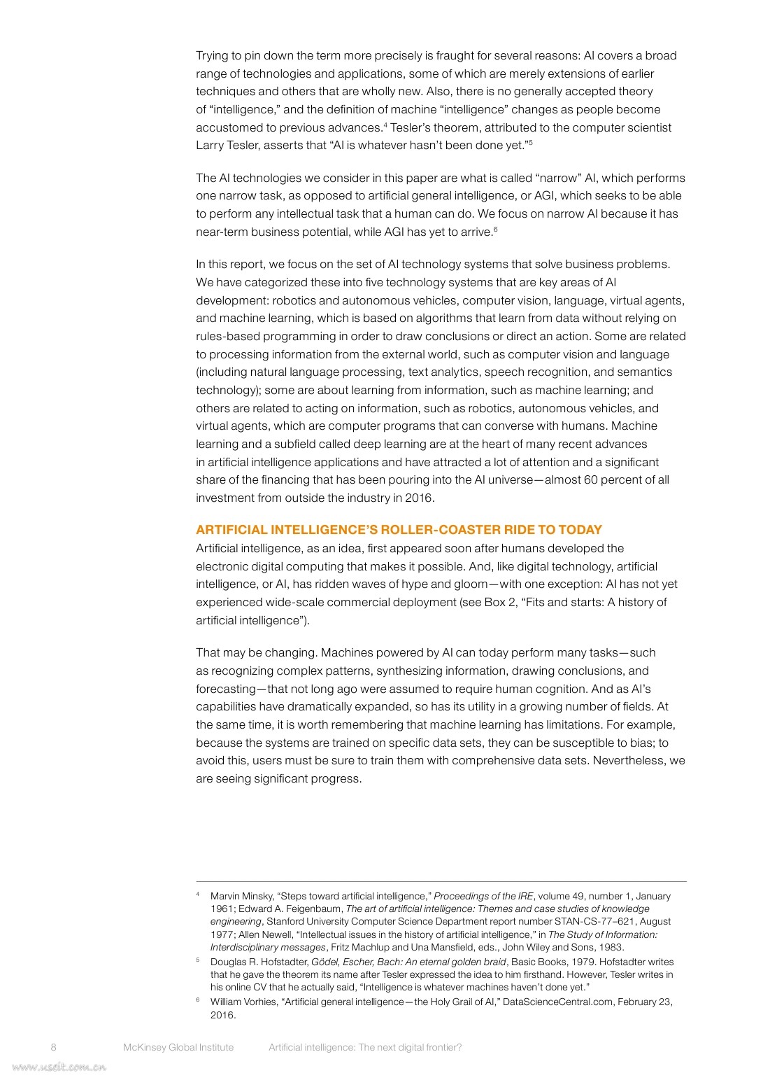 麦肯锡：人工智能，下一个数字前沿（英文版）_第10页