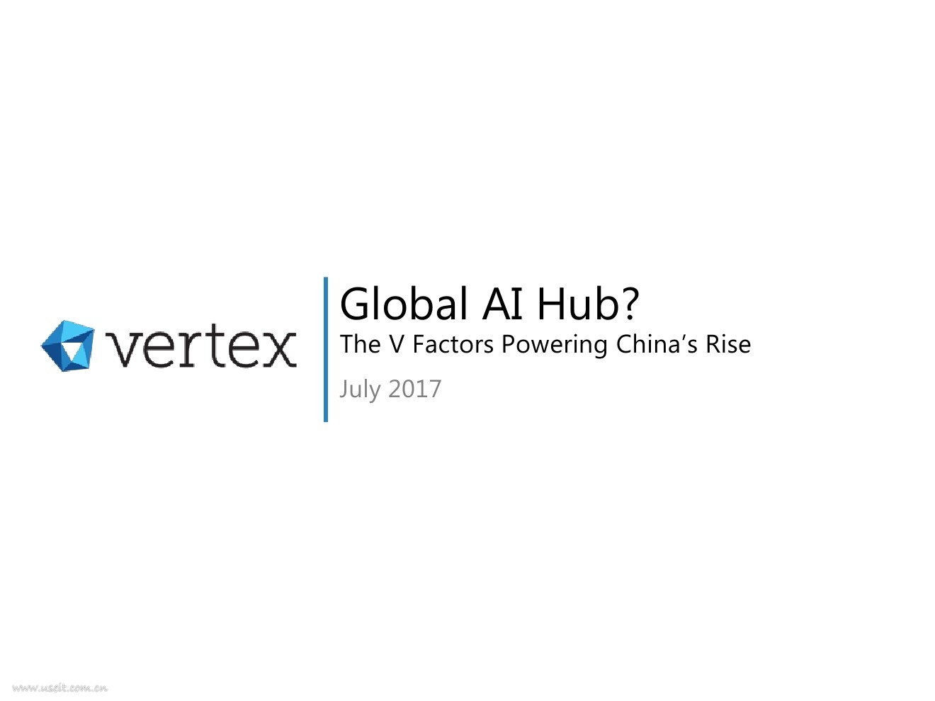 祥峰投资：全球AI中心？驱动中国AI崛起的5大要素（英文版） 海报