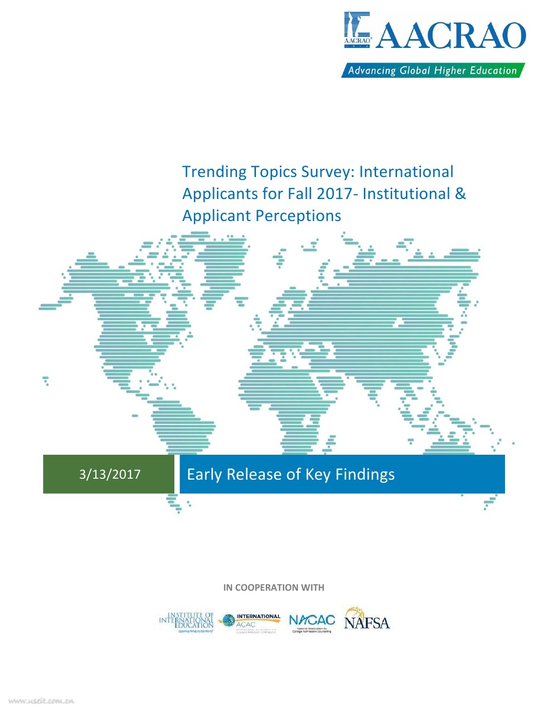 AACRAO：2017年美国国际学生趋势调查报告（英文版）