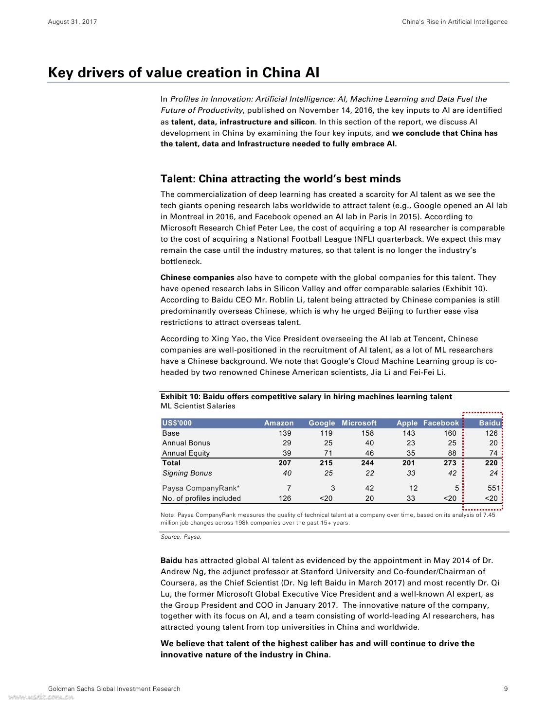 高盛：中国人工智能的崛起（英文版）_第9页