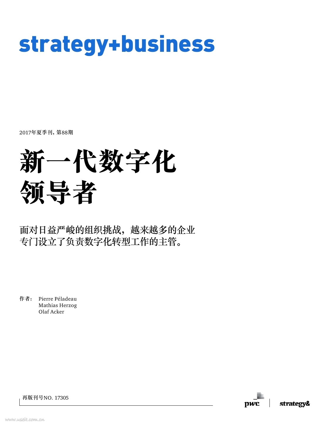 普华永道思略特：新一代数字化领导者的崛起