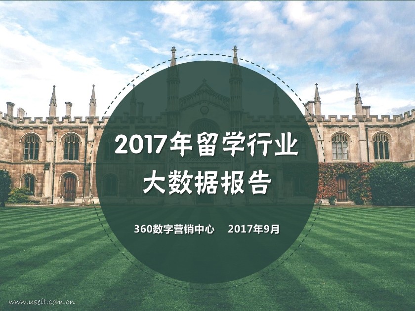 360营销学院：2017留学行业大数据报告