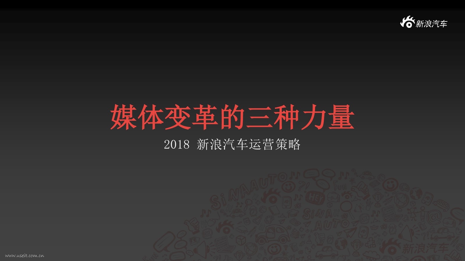新浪汽车：媒体变革的三种力量--2018新浪汽车运营策略
