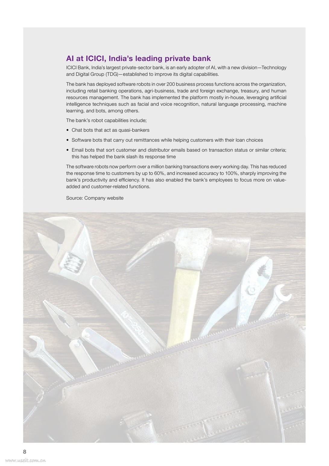 凯捷Capgemini：落实人工智能技术可获得的发展机遇（英文版）_第8页