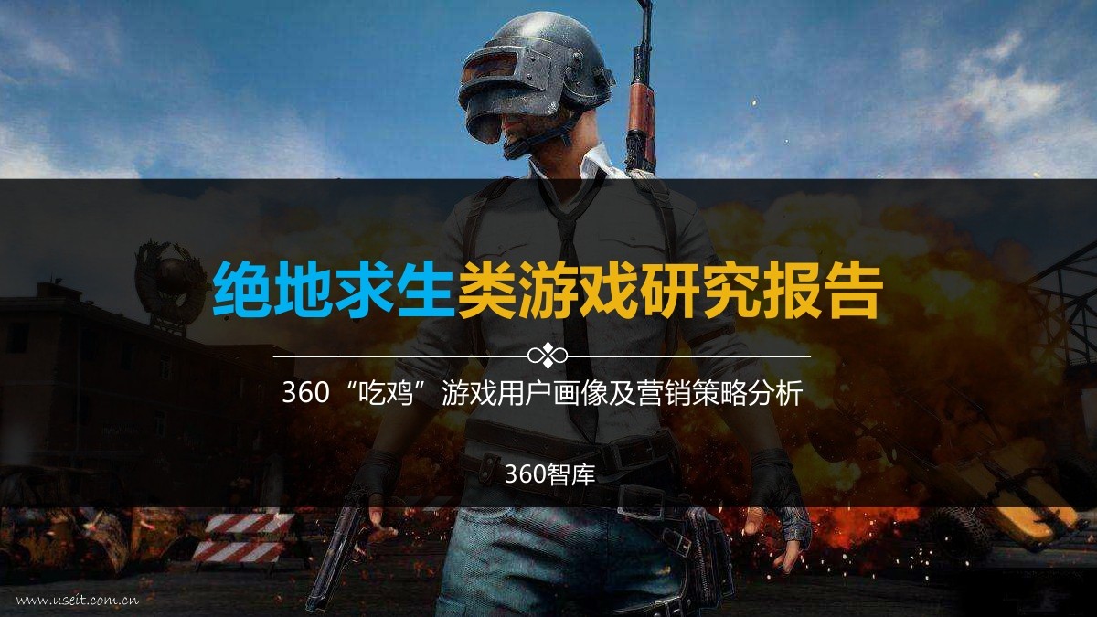 360：“吃鸡”游戏用户画像及营销策略分析
