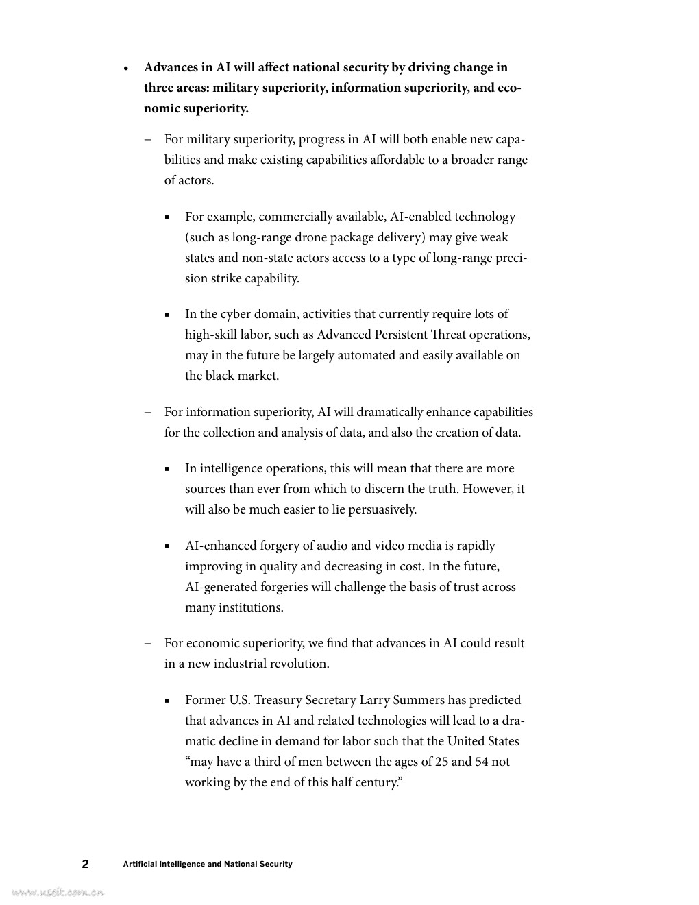 哈佛大学：2017人工智能与国家安全（英文版）_第10页