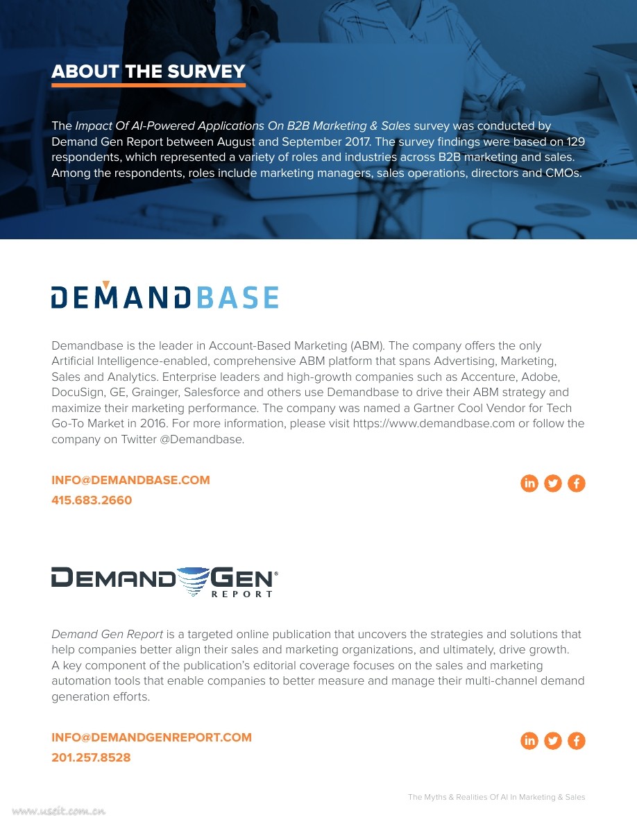Demandbase：人工智能在营销和销售行业的神话和现实（英文版）_第10页