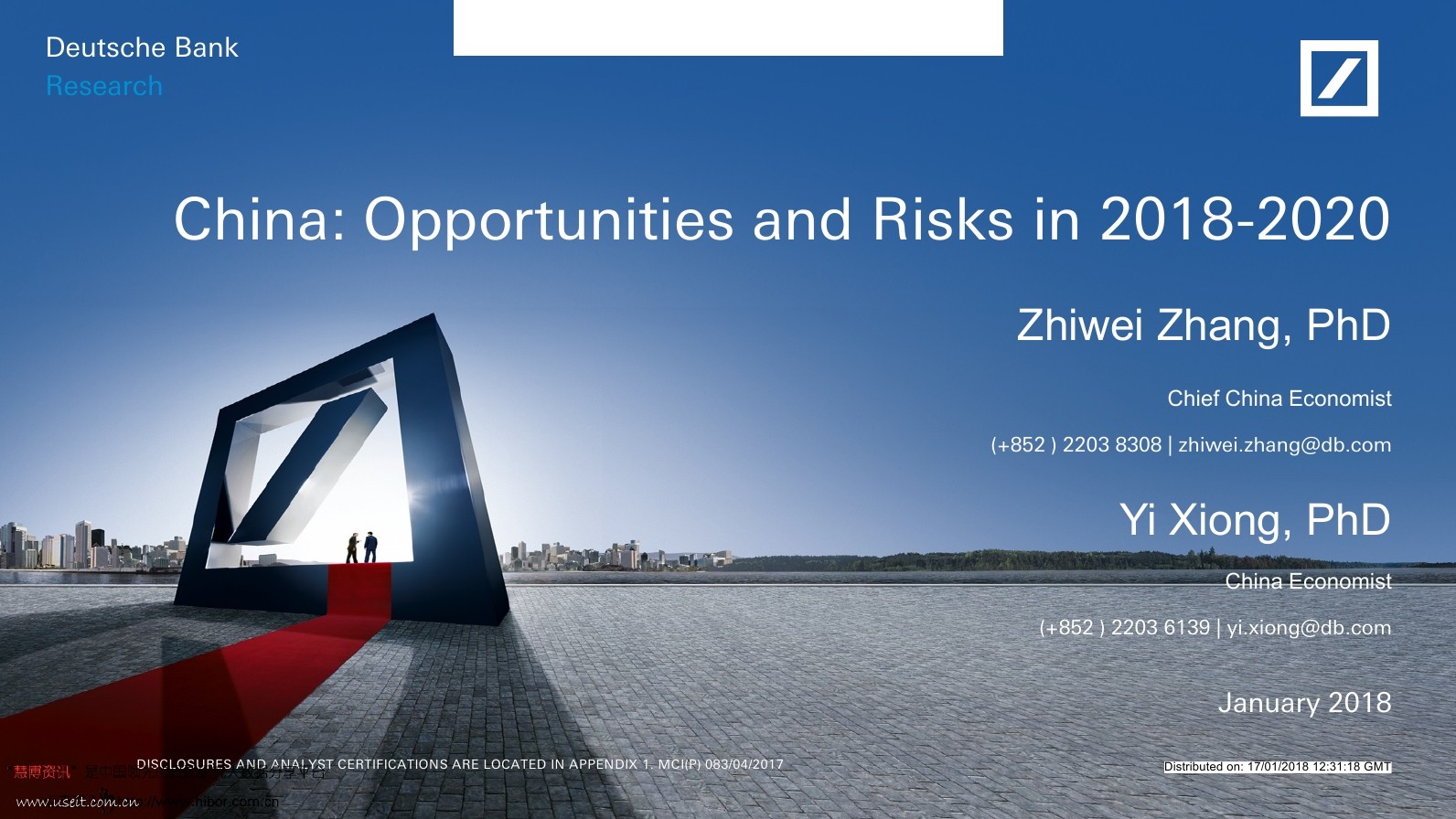 德意志银行：中国2018-2020的机遇和风险（英文版）