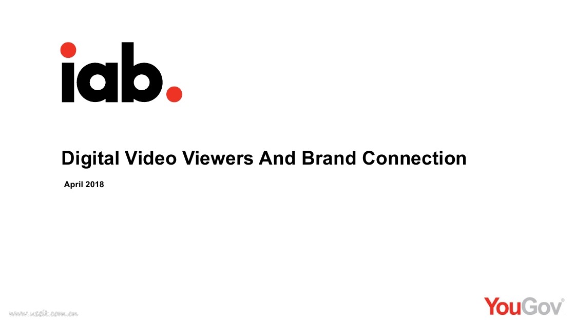 IAB：数字视频（ODV）与品牌之间的关系（英文版）
