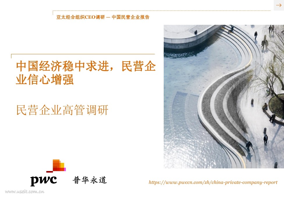 普华永道：2018亚太经合组织CEO调研报告 海报