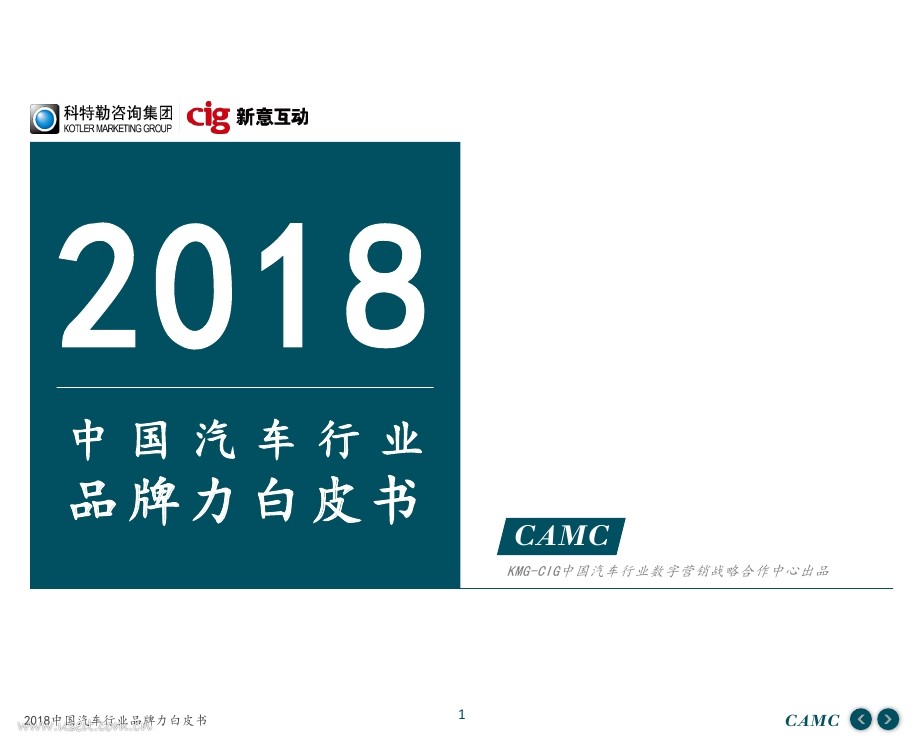 新意互动：2018中国汽车行业品牌力白皮书