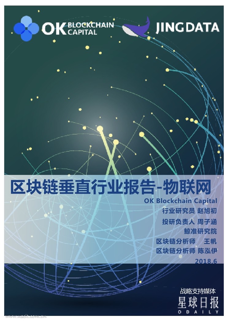 OK资本&鲸准研究院：2018区块链垂直行业报告-物联网