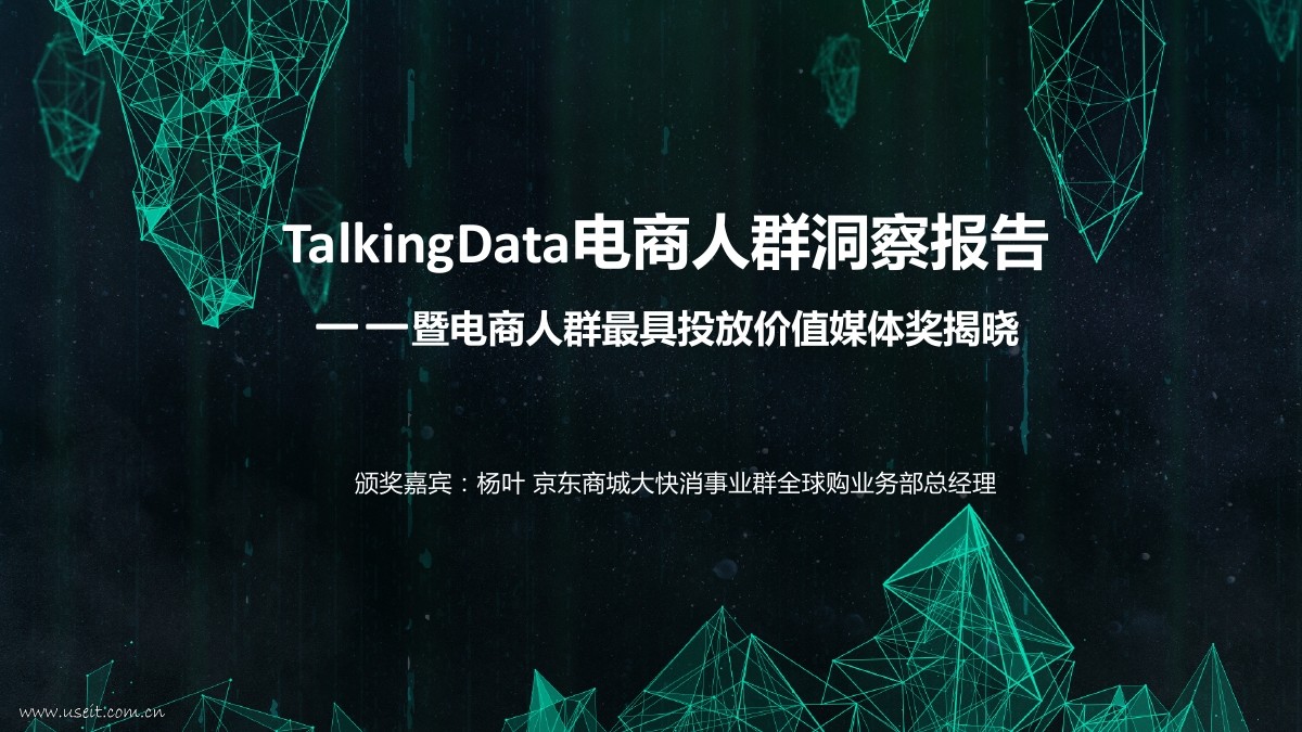 京东 杨叶：TalkingData电商人群洞察报告