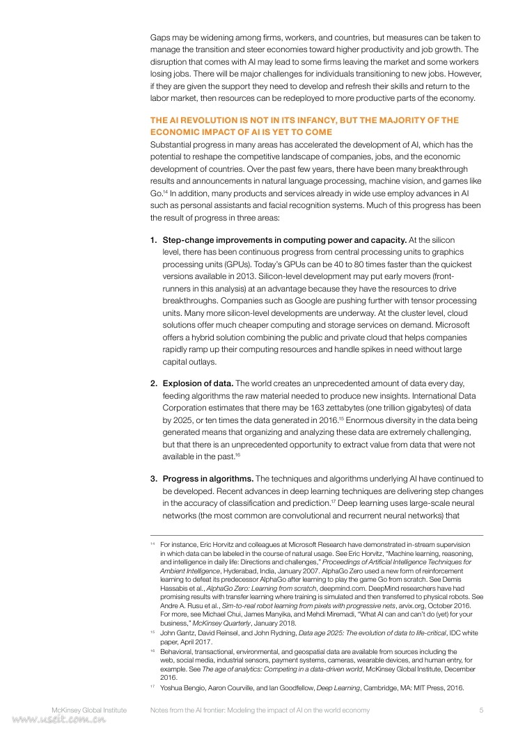 麦肯锡：用模型分析人工智能对世界经济的影响_第7页