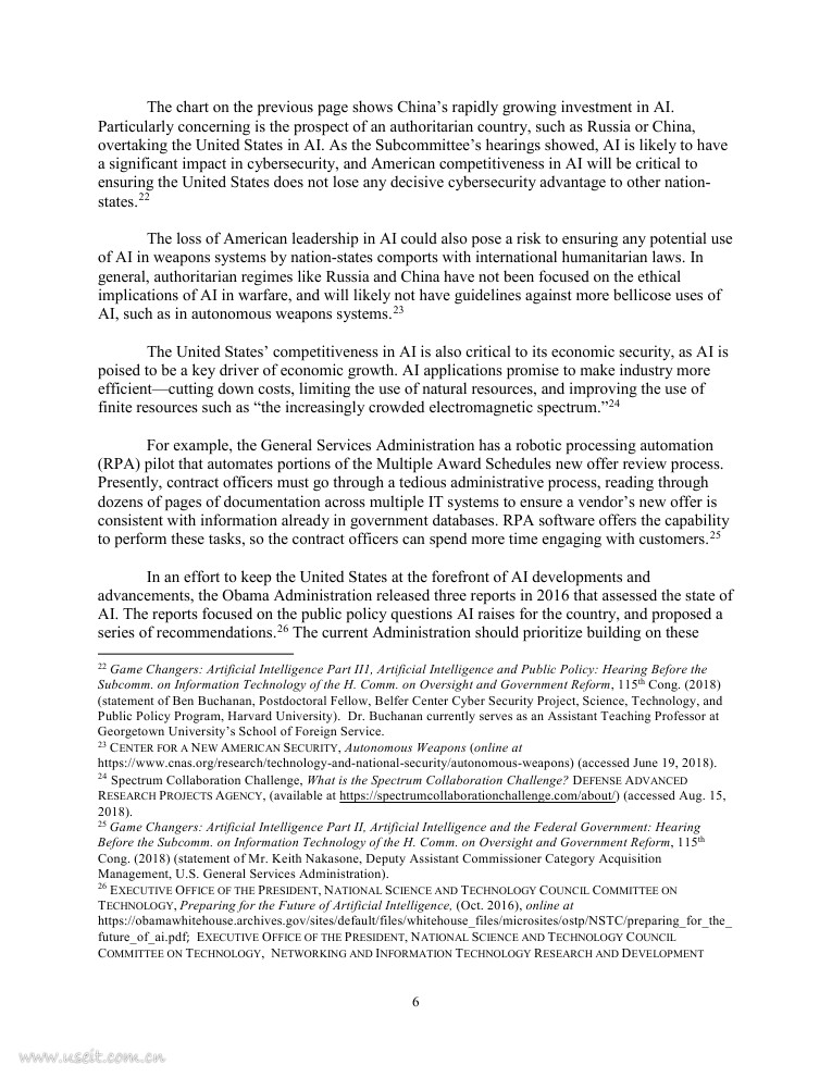 美国：机器崛起--人工智能及对美国政策不断增长的影响（英文版）_第7页
