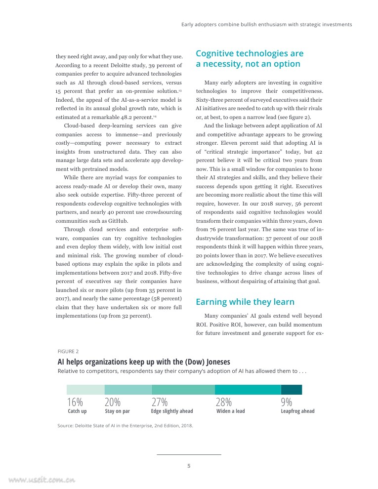 德勤：2018企业中的人工智能调查报告（第二版）_第6页